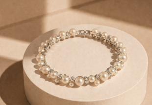 Pulseira com 48 DIAMANTES em OURO 19,2 kl