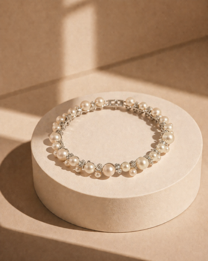 Pulseira com 48 DIAMANTES em OURO 19,2 kl