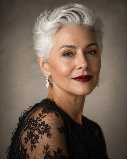 Par de brincos em OURO 19,2K - 14 DIAMANTES e 2 PÉROLAS