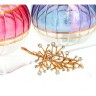 Alfinete em OURO 19,2K - 39 Diamantes