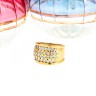 Anel ALTA JOALHERIA OURO de 19,2Klts com 32 DIAMANTES