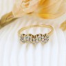 Anel em OURO 19,2K - 22 DIAMANTES