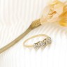Anel em OURO 19,2K - 22 DIAMANTES