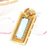 Pendente ANTIGO de OURO 18K com DIAMANTES
