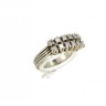 Anel ANTIGO em OURO 19,2K - 12 DIAMANTES