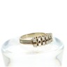 Anel ANTIGO em OURO 19,2K - 12 DIAMANTES