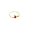 Anel em OURO 19,2K - 5 QUARTZOS