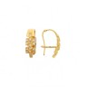 Brincos em OURO 19,2K - 28 DIAMANTES