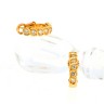 Brincos com 12 DIAMANTES em OURO 19,2 kl