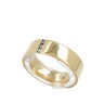 Aliança em OURO 19,2 K - 3 DIAMANTES