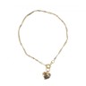 Pulseira com pendente em OURO 19,2K