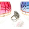 Anel em OURO Branco 19,2K - 31 Diamantes