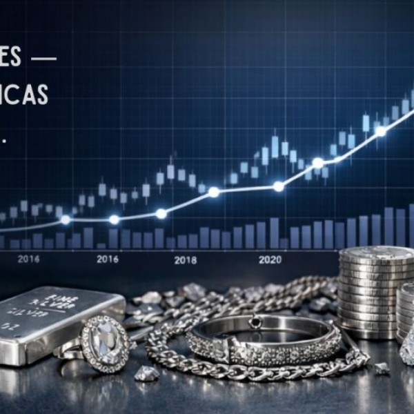 O Crescimento do Preço da Prata e o Papel Dela em Leilões de Joias